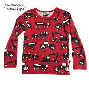 PaaPii Sz 104 (4Y) Organic Construction Dump Truck Excavator Shirt